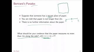 Week 13, lecture 2 - Chance, Credence and the Principle of Indifference