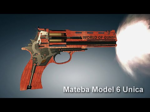 Mateba Model 6 Unica Revolver. How it works | 3dGun