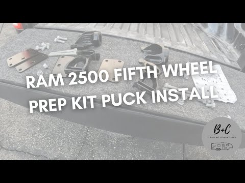 Ram 2500 Fifth Wheel Prep Kit Puck Installation 82215838