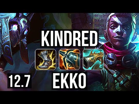 KINDRED vs EKKO (JNG) | Rank 4 Kindred, 19/2/6, Legendary | EUW Challenger | 12.7