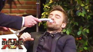 Beyaz, Helyumu Murat Dalkılıç&#39;ın Ağzına Tıkıştırdı - Beyaz Show