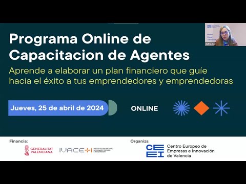 Webinar: "Aprende a elaborar un plan financiero que gu�e hacia el �xito a tus emprendedores y emprendedoras"
