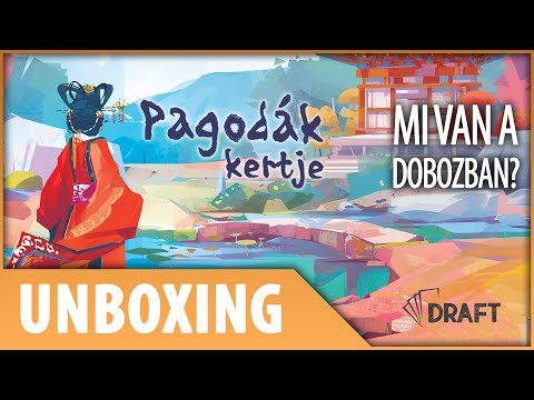 Pagodák kertje társasjáték unboxing // mi van a dobozban? - :: DRAFT :: Társasjáték vlog