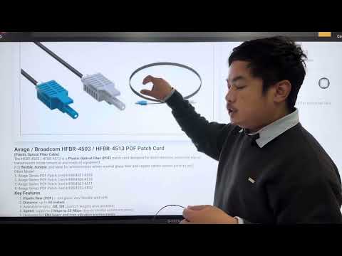 Avago / Broadcom HFBR-4503 / HFBR-4513 POF Patch Cord