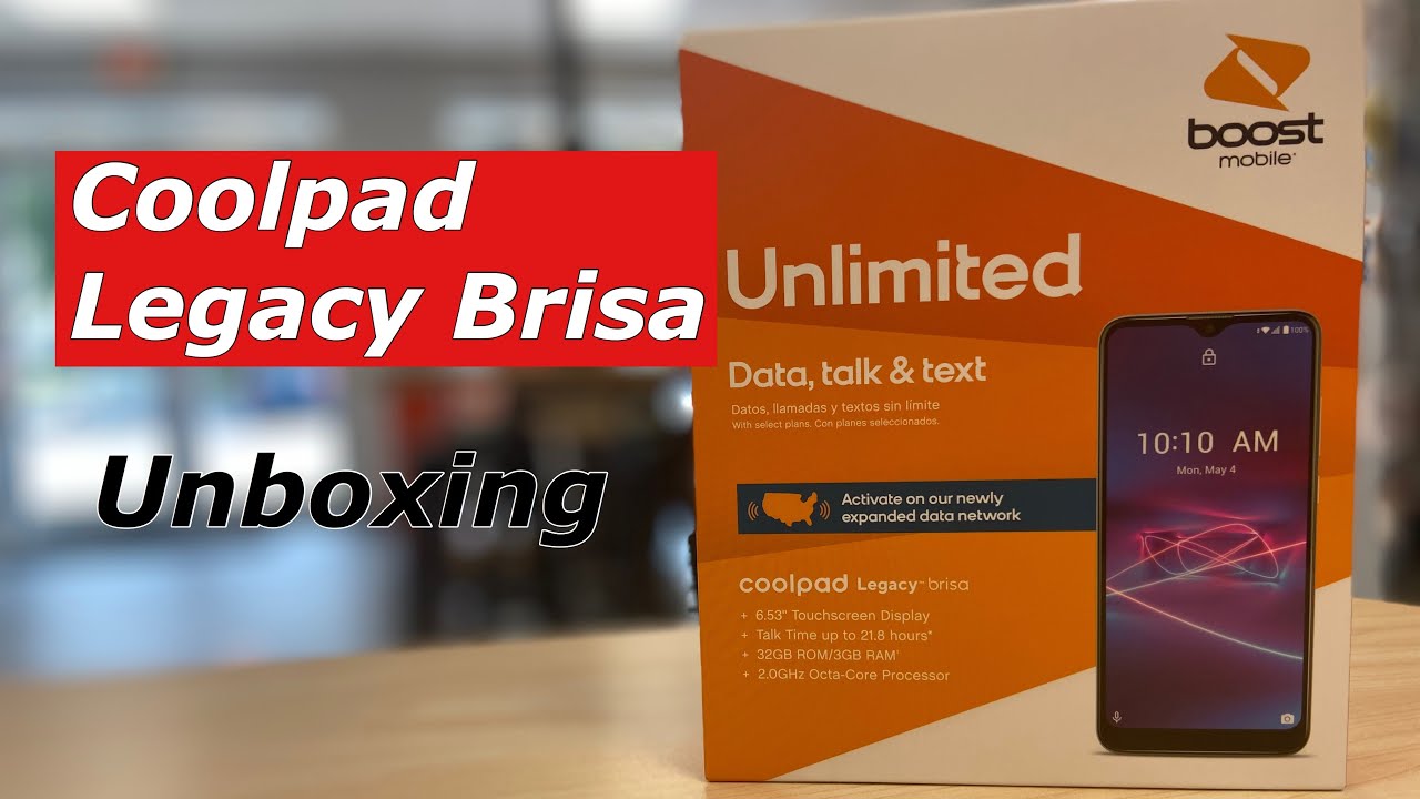 Coolpad Legacy Brisa Unboxing Boost Mobile