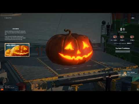 World of warships akakageanime newbie halloween containers