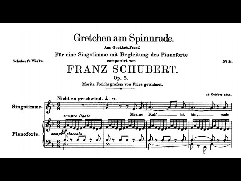 Schubert: Gretchen am Spinnrade Op. 2 D118 - Elly Ameling, Jorg Demus, 1963 - RCA VICS-1405