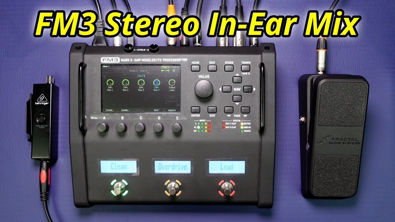 Using Fm3 For IEM - I Finally Have Glorious Stereo When Performing Live