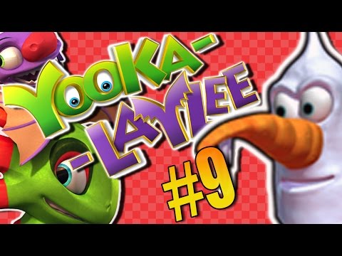 Snowmen & Honey! | Lets Play Yooka Laylee Gameplay Part 9 | Second Level Glitterglaze Glacier!