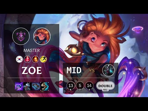 Zoe Mid vs Ekko - KR Master Patch 10.15
