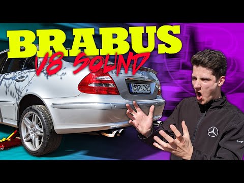 Endlich V8 Sound! BRABUS Endschalldämpfer Für Toms W211 E 500 | RB Engineering