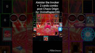 Invoked 1 card combo + 2 any post Chaos Origin #yugioh #yugiohmasterduel#yugiohtcg #yugiohcommunity