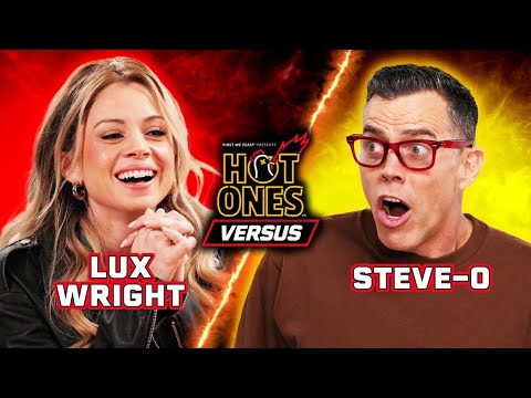 Steve-O vs. Fiancée Lux Wright | Hot Ones Versus