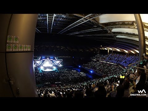 드림콘서트 떼창 탑뷰 직캠 - 세븐틴 '울고 싶지 않아' @170603 상암 월드컵경기장 Fancam by -wA-