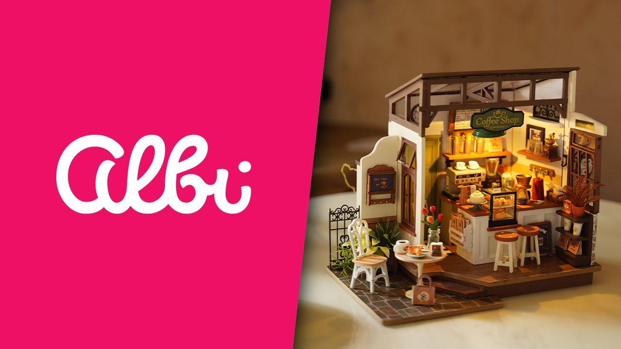 Miniatúrny domček Kaviareň - predstavenie