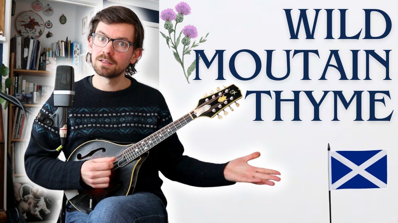 Wild Mountain Thyme - Scottish Folk Song - Mandolin Lesson (Beginner & Intermediate)