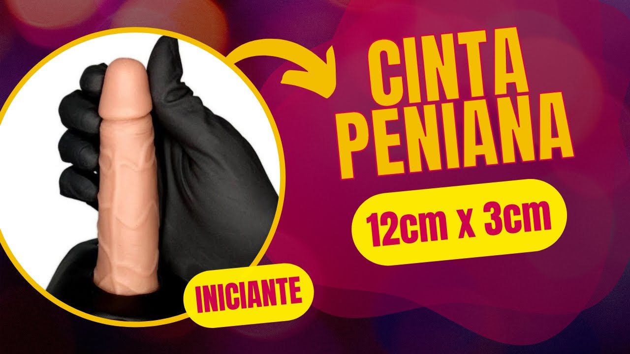 Watch Now Cinta Peniana para Iniciantes 12cm x 3cm com Pênis, Strap On. Mostrando o Produto Cinta Peniana para Iniciantes 12cm x 3cm com Pênis, Strap On. Mostrando o Produto