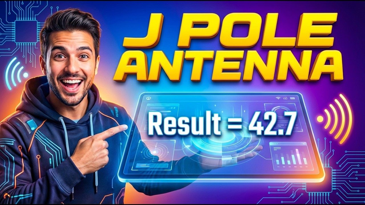 J Pole Antenna Interactive Calculator