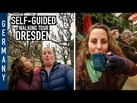 SELF GUIDED Walking Tour In DRESDEN, Germany | Best German Christmas Market?