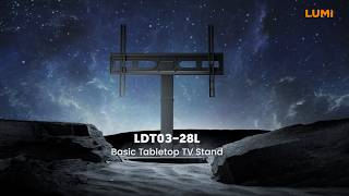 Basic Tabletop TV Stand | LDT03-28L | LUMI