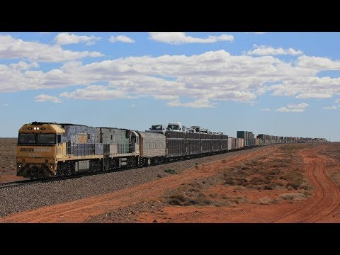 Southern Spirit NR on Australian Freight Train across the Outback