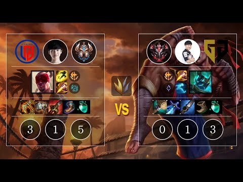 LGD Peanut Lee Sin vs GEN Bonnie Hecarim Jungle - KR Patch 10.12