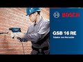 BOSCH GSB 16 RE Professional (060114E500) - видео