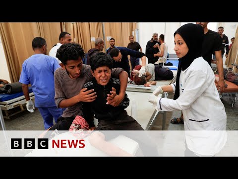 Israeli forces kill at least 45 Palestinians at Gaza aid site, witnesses and rescuers say | BBC News