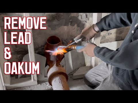 Removing Lead and Oakum Hub With Acetylene Torch | Episode 10
