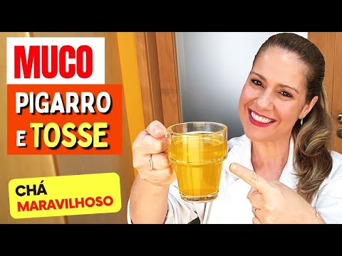 CHÁ para MUCO, PIGARRO, TOSSE E CATARRO - Fácil, Barato e Ótimo para IMUNIDADE!
