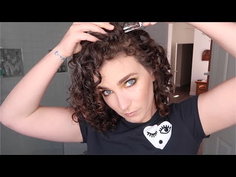 Root Clipping Curly Hair For Max Volume | Jannelle
