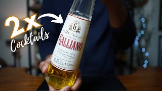 2x GALLIANO Cocktails ★ One Shaken & One Stirred