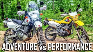 DR650 Adventure vs Performance Build Off Road Adventure Test!