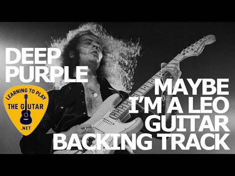 Maybe I'm A Leo - Deep Purple Guitar Backing Track