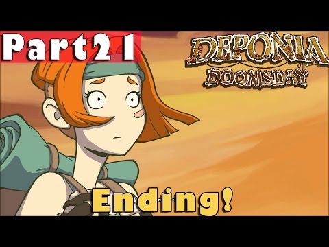 #21| Deponia Doomsday Gameplay Guide | Ending! | PC Full Walkthrough