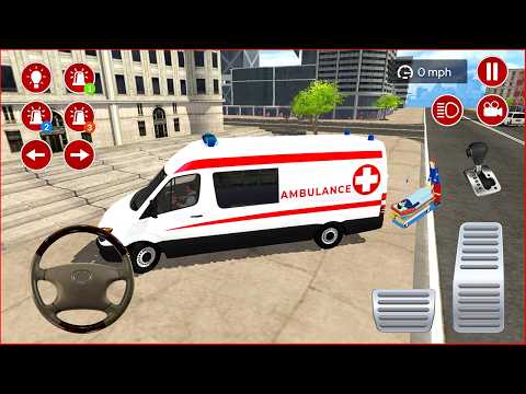 Ambulans Oyunu İzle 3D - American Ambulance Simulator #434 || Ambulans oyunları 4K Android Gameplay