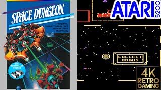 Space Dungeon Atari 5200 4k Gameplay