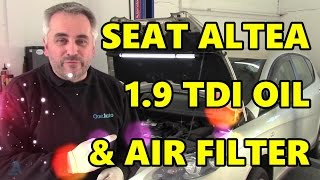 Seat Altea 1.9 TDI Oil & Filter + Air Filter (VW Audi Skoda)