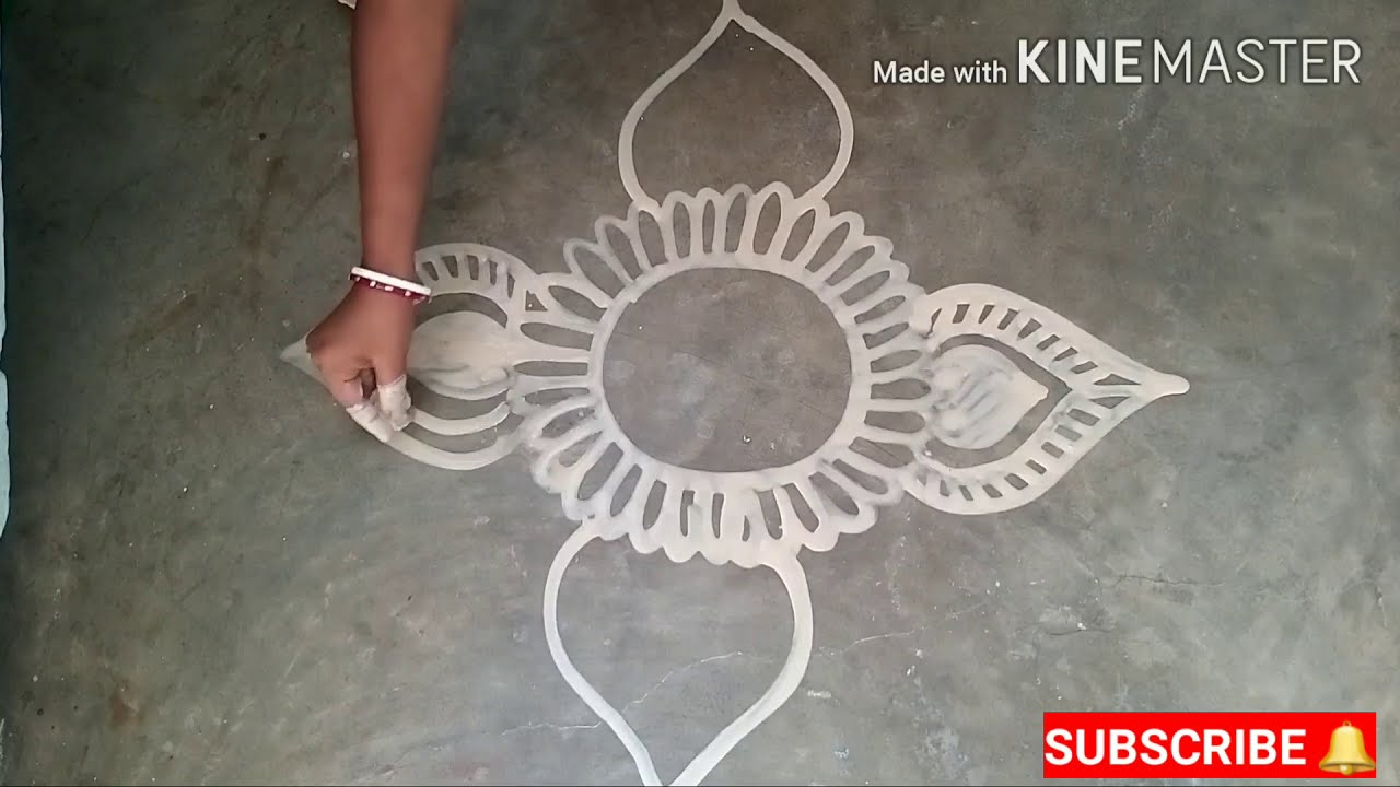 beautiful alpana rangoli designs by swagata