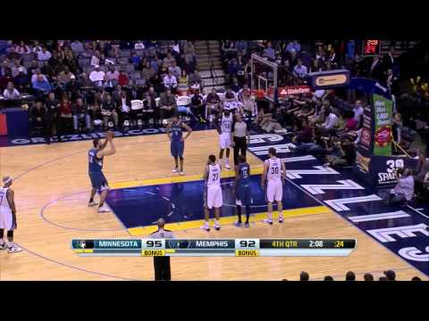 Nikola Pekovic Highlights vs Grizzlies (15.12.2013)