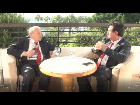 FLOGEN SIPS 2019: Prof. Rudolph A  Marcus (1992 Nobel Laureate)  with Dr Florian Kongoli