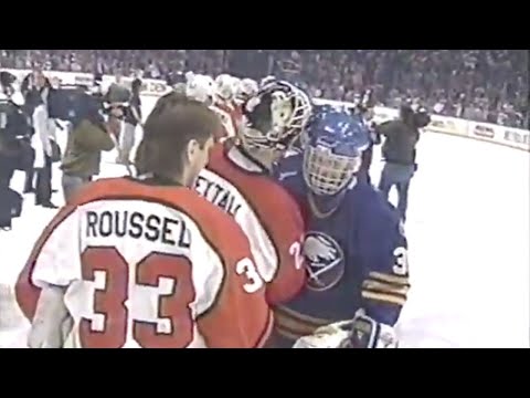 Flyers vs. Sabres 1995 ECQF Game 5 - Final 5 Minutes, Handshakes