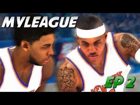 NBA 2K15 MyLeague - Jahlil Okafor's First Game! [EP2]