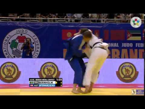 Judo 2015 Grand Prix Ulaanbaatar: Bernholm (SWE) - Unterwurzacher (AUT) [-63kg] bronze