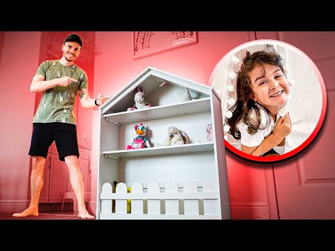 MONTEI UM MÓVEL COM FORMA DE CASA NO QUARTO DA MINHA FILHA - Família Brancoala nos EUA