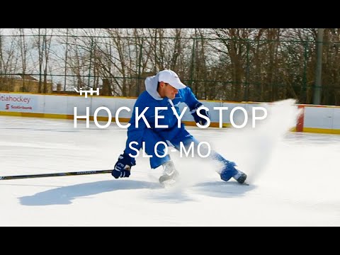 Slo-Mo: Hockey Stop