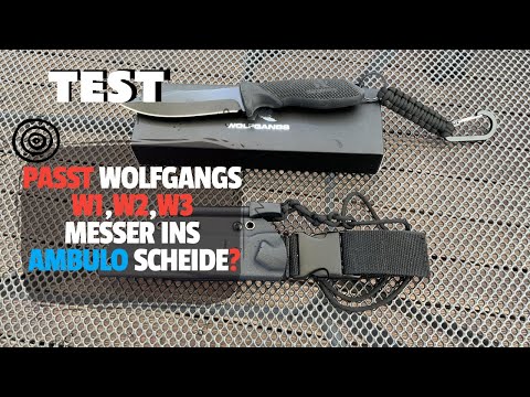 Passt WOLFGANGS W1,W2,W3 ins Ambulo scheide?  Test und urteil.