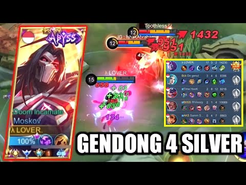 TOP GLOBAL MOSKOV NEKAT SOLO RANK !! BERHASIL GENDONG TIM YANG BIASA AJA - MOBILE LEGENDS