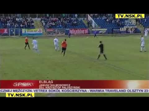 tv.nsk.pl 2013-09-28 Olimpia Elbląg - Concordia Elbląg 1-1 (1-1) bramki relacja wywiady