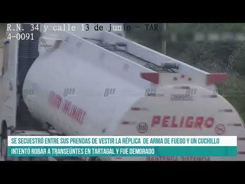 SALTA - Intentó robar a transeúntes en Tartagal y fue demorado #canal7salta